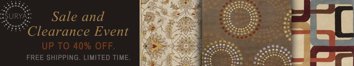 Surya Rug Promotion