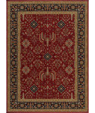  RugStudio presents Nourison Arcadia AA-06 Red Machine Woven, Better Quality Area Rug