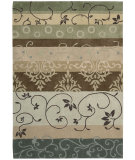  RugStudio presents Nourison Contour CON-10 Green Hand-Tufted, Better Quality Area Rug