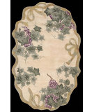  RugStudio presents Nourison Flower Garden CT-91 Ivory Hand-Tufted, Best Quality Area Rug