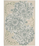  RugStudio presents Nourison Fantasy FA-10 Light Green Hand-Hooked Area Rug