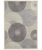  RugStudio presents Nourison Graphic Illusions GIL-04 Grey Machine Woven, Good Quality Area Rug