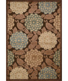  RugStudio presents Nourison Graphic Illusions GIL-13 Brown Machine Woven, Good Quality Area Rug