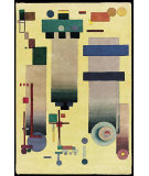  RugStudio presents Nourison Modern GM-02 Light Gold Hand-Tufted, Good Quality Area Rug