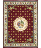  RugStudio presents Nourison Country Heritage H-301 Red Hand-Hooked Area Rug