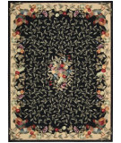  RugStudio presents Nourison Country Heritage H-358 Black Hand-Hooked Area Rug