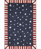  RugStudio presents Nourison Country Heritage H-645 Navy Hand-Hooked Area Rug
