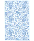  RugStudio presents Nourison Country Heritage H-701 Ivory-Blue Hand-Hooked Area Rug