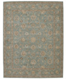  RugStudio presents Nourison Heritage Hall HE15 Aqua Hand-Tufted, Best Quality Area Rug