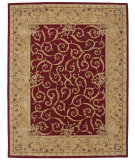  RugStudio presents Nourison Heritage Savonnerie HS-03 Burgundy Hand-Tufted, Best Quality Area Rug