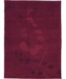  RugStudio presents Calvin Klein Hand-Crafted CK-3 Shadow Blossom HT-05 Red Hand-Tufted, Best Quality Area Rug