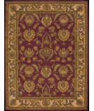  RugStudio presents Nourison India House IH-01 Burgundy Hand-Tufted, Good Quality Area Rug