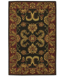  RugStudio presents Nourison India House IH-04 Black Hand-Tufted, Good Quality Area Rug