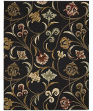  RugStudio presents Nourison In Bloom Inb09 Black Hand-Tufted, Good Quality Area Rug