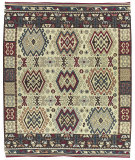  RugStudio presents Nourison Mongol Kilim K-338 Multi Flat-Woven Area Rug