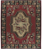  RugStudio presents Nourison Mongol Kilim K350 Red Flat-Woven Area Rug
