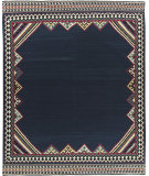 RugStudio presents Nourison Mongol Kilim K365 Navy Flat-Woven Area Rug