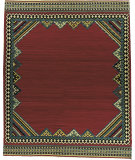  RugStudio presents Nourison Mongol Kilim K-365 Red Flat-Woven Area Rug