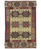  RugStudio presents Nourison Mongol Kilim K-397 Beige Flat-Woven Area Rug