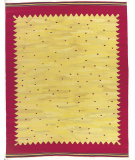  RugStudio presents Nourison Mongol Kilim K-421 Gold Flat-Woven Area Rug