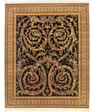  RugStudio presents Nourison Legacy LE-56 Black Hand-Knotted, Better Quality Area Rug
