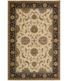  RugStudio presents Nourison Living Treasures LI-04 Ivory-Black Machine Woven, Best Quality Area Rug