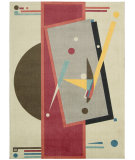  RugStudio presents Nourison Modern Art MDR-03 Sandstone Machine Woven, Good Quality Area Rug