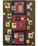  RugStudio presents Nourison Modern Art MDR-05 Chestnut Machine Woven, Good Quality Area Rug