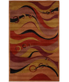  RugStudio presents Nourison Dimensions ND-12 Rust Hand-Tufted, Better Quality Area Rug