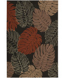  RugStudio presents Nourison Rainforest RAI02 Black Hand-Tufted, Good Quality Area Rug