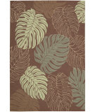  RugStudio presents Nourison Rainforest RAI02 Mocha Hand-Tufted, Good Quality Area Rug