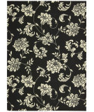  RugStudio presents Nourison Home and Garden RS-014 Black Machine Woven, Good Quality Area Rug