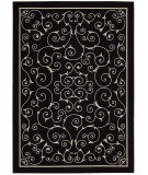  RugStudio presents Nourison Home and Garden RS-019 Black Machine Woven, Good Quality Area Rug