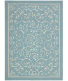  RugStudio presents Nourison Home and Garden RS-019 Light Blue Machine Woven, Good Quality Area Rug