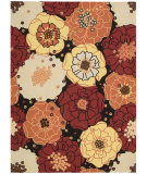  RugStudio presents Nourison Home and Garden RS-021 Black Machine Woven, Good Quality Area Rug