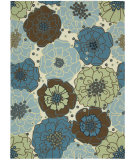  RugStudio presents Nourison Home and Garden RS-021 Light Blue Machine Woven, Good Quality Area Rug