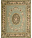  RugStudio presents Nourison Chateau Provence SB-10 Aqua Hand-Tufted, Best Quality Area Rug