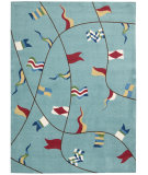  RugStudio presents Nourison Shoreline SH-005 Aqua Machine Woven, Better Quality Area Rug