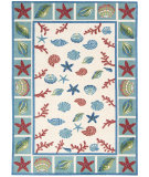  RugStudio presents Nourison Shoreline SH-017 Ivory Machine Woven, Better Quality Area Rug