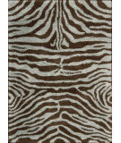  RugStudio presents Nourison Splendor SPL-17 Aqua-Brown Machine Woven, Good Quality Area Rug