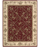  RugStudio presents Nourison Somerset ST-57 Burgundy Machine Woven, Good Quality Area Rug