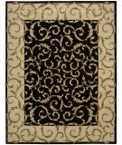  RugStudio presents Nourison Versailles Palace VP-43 Black Hand-Tufted, Best Quality Area Rug