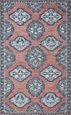Company C Vintage Glory 10864 Newport Red Area Rug| Size| 5' x 8'
