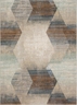Karastan Epiphany Precarious Stria Frost Grey Area Rug| Size| 2'4'' x 7'10'' Runner with Free Pad