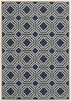 Safavieh Courtyard Cy6112-268 Navy - Beige Area Rug| Size| 5' X 5' Square