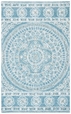 Safavieh Blossom Blm607m Blue - Ivory Area Rug| Size| 8' x 10'