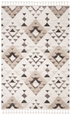 Safavieh Moroccan Tassel Shag Mts688A Ivory - Brown Area Rug| Size| 10' x 10' Round