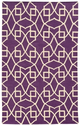 PANTONE UNIVERSE Matrix 4267j Purple- Ivory Area Rug| Size| Pantone Color Sample Fan 