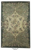 ORG Handtufted Wrought Iron Sage Area Rug Last Chance 