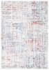 Safavieh Berber Shag Ber569A Blue Rust - Ivory Area Rug| Size| 2'3'' x 14' Runner